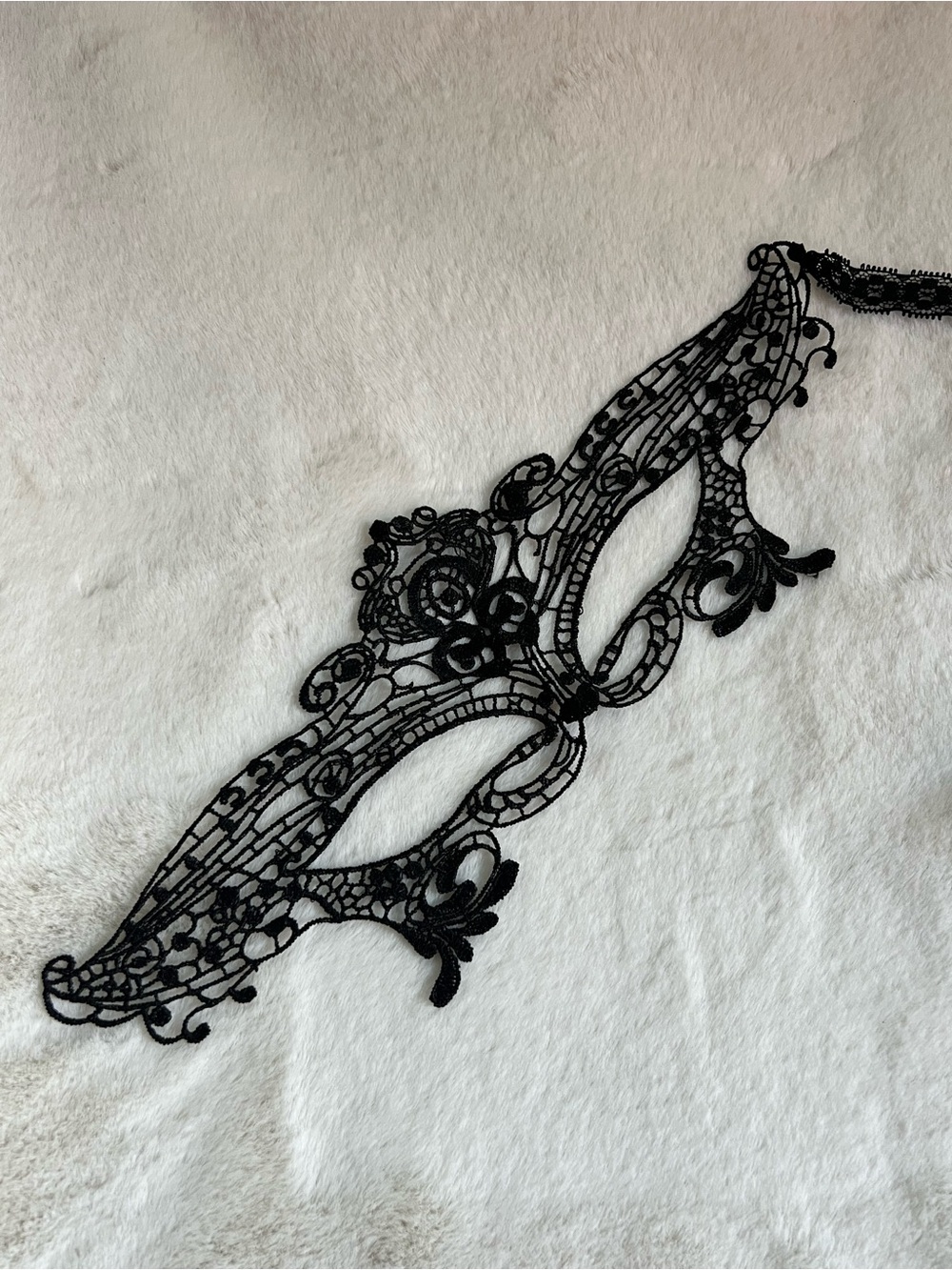 Black Lace Masquerade Eye Mask Venetian Costume Cosplay Gothic Party Mask